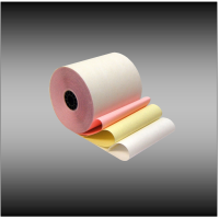 3" x 65' 3-ply White, Canary and Pink Bond (50 rolls per case)