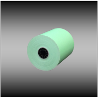 3" x 165' 1-ply Light Green Bond Paper (50 rolls per case)