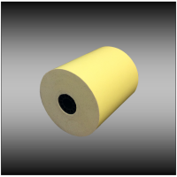 3" x 165' 1-ply Canary Bond Paper (50 rolls per case)